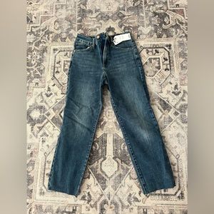 Express Straight Ankle High Rise Jeans size S